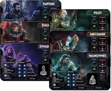 Приключенческая настольная игра NEMESIS, PL Rebel Edition