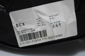 MECHANIZMUS SKEL LEVÝ ZADNÍ CHRYSLER SEBRING III