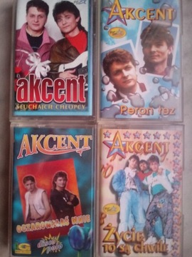 AKCENT - ZENEK MARTYNIUK , 4 KASETY