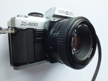 Minolta X-500 + Minolta MD 50 мм 1:2 - красиво - функционально