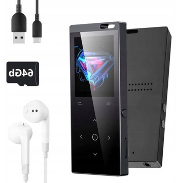 ODTWARZACZ MP3 MP4 BLUETOOTH DYKTAFON 64GB LCD EBOOK