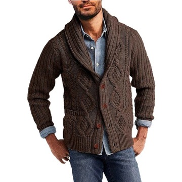 2023 Men's Cardigan Sweater Autumn Winter Fashion