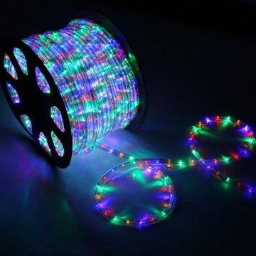 WĄŻ ŚWIETLNY LED KOLOROWY NA METRY ZEWNĘTRZNY