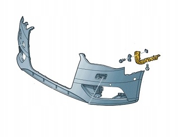 КРЕПЛЕНИЕ НАПРАВЛЯЮЩЕЙ БАМПЕРА AUDI A3 8V 8V5807184 ASO