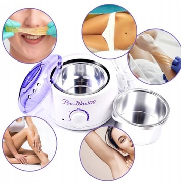 НАГРЕВАТЕЛЬ ВОСКОВ ТВЕРДЫЙ ВОСК + НАБОР ДЛЯ ДЕПИЛЯЦИИ