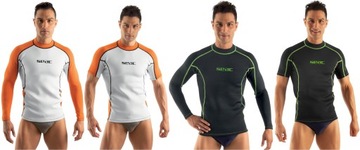 Мужская футболка SEAC FIT LONG из неопрена с длинными рукавами, размер 2 мм, L