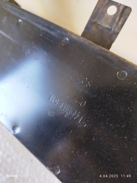 NOSNÍK NÁRAZNÍKU PŘEDNÍ VW TOURAN II 2 5TA 5TA807611 2015- NOVÁ