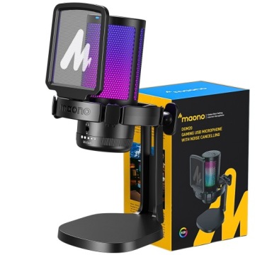 Herní mikrofon pro počítač Maono DGM20 studiový Usb dotykový panel