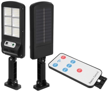 LAMPA ULICZNA LATARNIA SOLARNA Z PILOTEM SASKA GARDEN