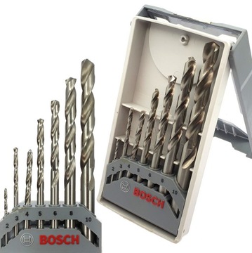 BOSCH zestaw komplet 7 wierteł HSS-G do metalu