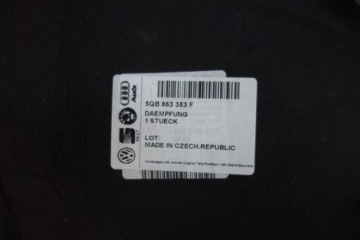 5QB863353F, AUDI Q3 II 83A 2019- Schalldämmung wärmblech neu! OE! 5QB863353F | thumb 1