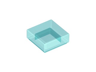 Lego 3070b tile płytka 1x1 trans lblue 1 szt N