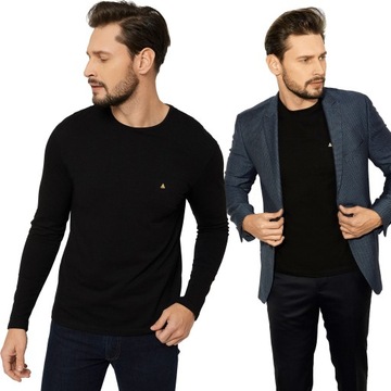PREMIUM BLUZKA KOSZULKA POD MARYNARKĘ DŁUGI RĘKAW SLIM M