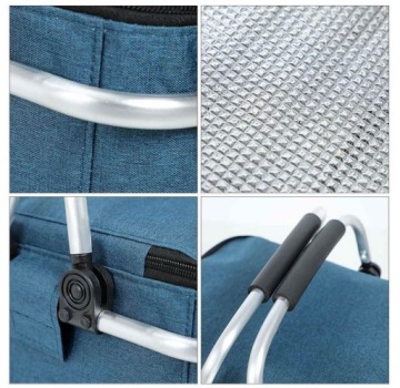 Складная КОРЗИНКА ДЛЯ ПИКНИКА ДЛЯ ПОКУПОК ТЕРМОСУМКА