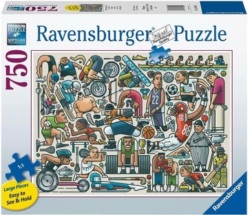 RAVENSBURGER 750 EL. DUŻE PUZZLE ATLECI