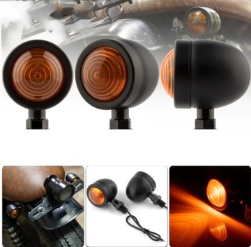 Указатели поворотов CHOPER CUSTOM HARLEY 3,7см 4шт.