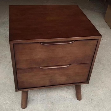 Drewniana szafka nocna wielofunkcyjna rustykalna drewniana szafka nocna stolik nocny