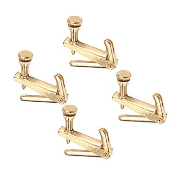 4 золотых регулятора струн для скрипки.