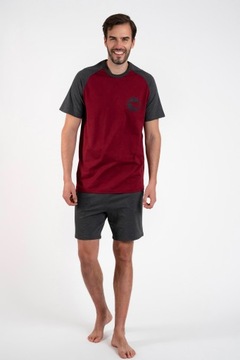 Piżama Italian Fashion Morten r. XXL Bordo
