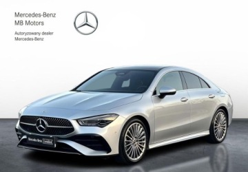 Mercedes CLA C118/X118 Coupe Facelifting 1.3 200 163KM 2025 Mercedes-Benz CLA Salon PL AMG 7G-DCT Ambiente Kamera Keyless LED IHC Pano