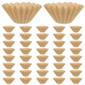 50 SZT. FILTRUJĄCE KUBKI PAPIEROWE DO KAWY W PROSZKU KUBKI FILTRUJĄCE ESPRESSO W PROSZKU