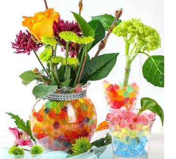 20000 ШТ. ЦВЕТНЫХ ШАРИКОВ ГИДРОГЕЛЕВОГО ГЕЛЯ ДЛЯ УКРАШЕНИЙ