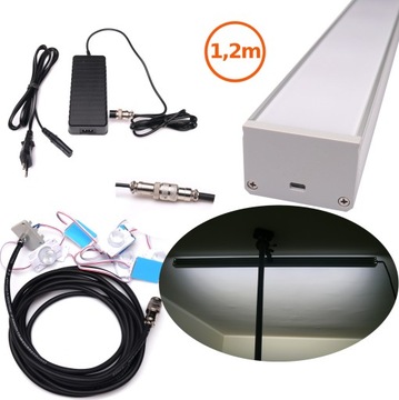 120CM lampa SMUGOWA gotowy ZESTAW do złożenia KIT