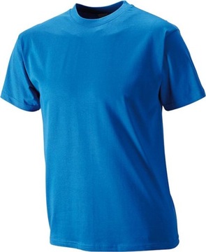 T-shirt męski koszulka bawełniana XXL niebieski