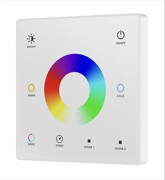 TW5(W) Panel RF LED RGB+CCT Dotykowy 1-Strefowy Bat