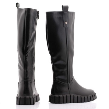 KOZAKI BUTY DAMSKIE POTOCKI OFICERKI 12109 41