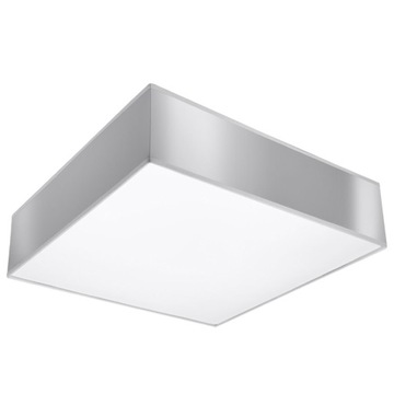 Plafon HORUS 35 szary lampa sufitowa do sypialni salonu kwadratowa LED