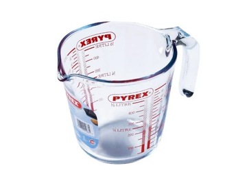 SZKLANA MIARKA DZBANEK Z MIARKĄ 0,5L PYREX