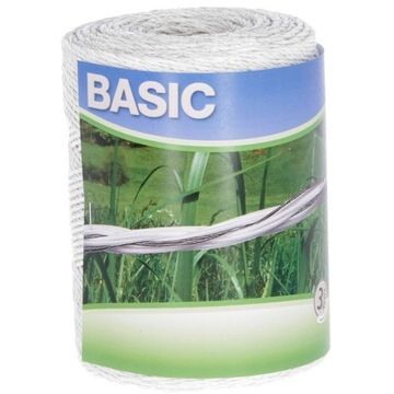 Linka splotka BASIC 500m plecionka biała PASTUCH