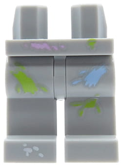 Lego nogi / nóżki figurki - malarz 970c00pb525