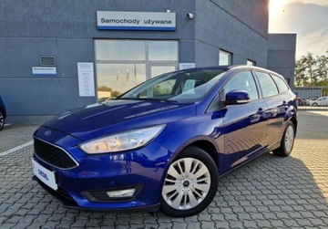 Ford Focus III Kombi Facelifting 1.5 TDCi 95KM 2017 Ford Focus Ford Focus 1.5 TDCiEcoBlue 95 KM M6 SalonPLSerwisASOFVMarza, zdjęcie 1