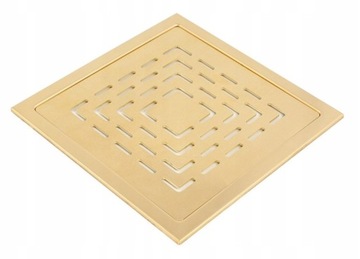 KRATKA ŚCIEKOWA TEBO ZŁOTA MILANO LUX 200MM