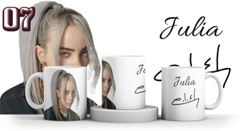 КРУЖКА БИЛЛИ ЭЙЛИШ + ИМЯ + КАРТОН