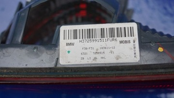 BMW 3 F30 - LEVÝ ZADNÍ SVĚTLO