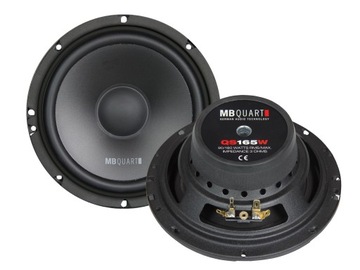 Однополосные автомобильные колонки MB Quart QS165W, мидбас, 2x90 Вт RMS, 3 Ом