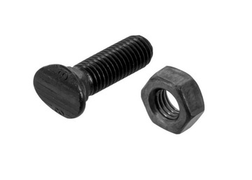 ŚRUBA REDLICZKI 10X35 OWALNA + NAKRĘTKA 25szt