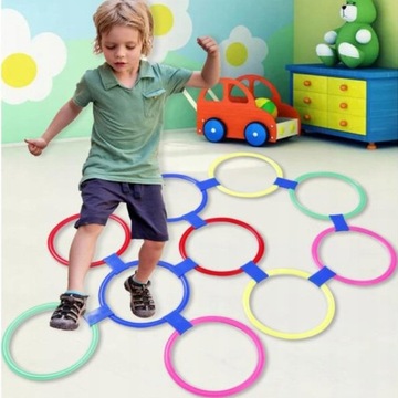 Детские разноцветные кольца для упражнений RINGO, 10 шт.