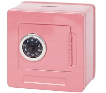 Mini sejf box z zamkiem szyfrowym 13,5 x 9,2 x 13,5 cm metal