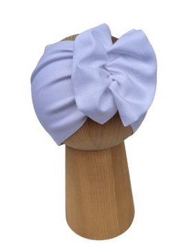 Opaska Turban Półturban Biała 40-43cm