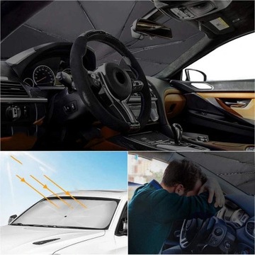 СОЛНЦЕЗАЩИТНЫЙ КРЕМ ДЛЯ АВТОМОБИЛЕЙ АВТОМОБИЛЬНЫЕ ЖАЛЮЗИ БОЛЬШИЕ ОКОННЫЕ ПОКРЫТИЯ 140см