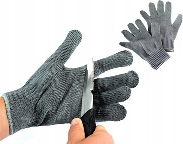 RĘKAWICE DO FILETOWANIA RYB splot z stali JAXON XL