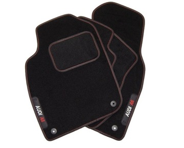 Коврики велюровые Classic Embroidery под модель автомобиля в комплекте с кантом + стопперы.