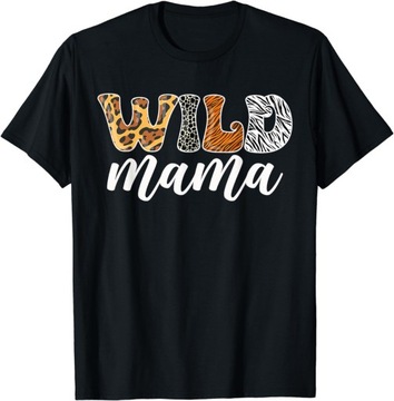 Wild Mama Zoo Theme Birthday Safari Jungle Matching Party T-Shirt