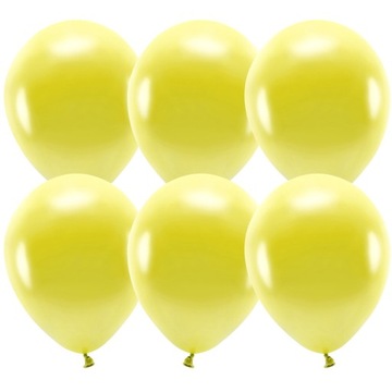 Balony metalizowane żółte Urodziny Ślub 5cali 40x