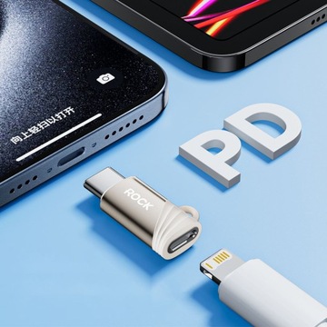 АДАПТЕР-ПЕРЕХОДНИК LIGHTNING PD 30W НА USB-C 3.1 IPHONE 15