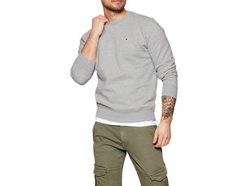 Bluza męska TOMMY JEANS TJM REGULAR FLEECE CREW NECK GREY HEATHER